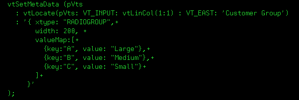 RPGLE code