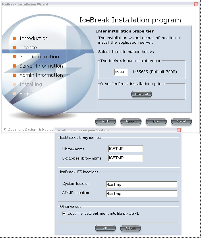 IceBreak Installation