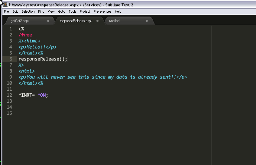 responseRelease()